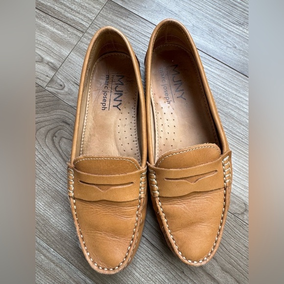 Marc Joseph New York Shoes - Marc Joseph New York
tan leather women's loafer shoes studded rubber sole 5.5